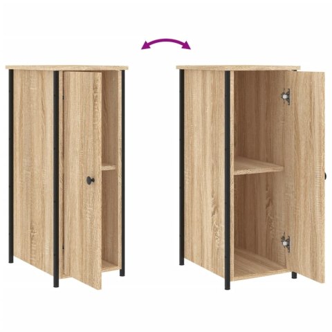 Szafka nocna, dąb sonoma, 32x42x80 cm, materiał drewnopochodny Szafka nocna, dąb sonoma, 32x42x80 cm, materiał drewnopochodny