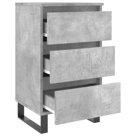 Szafki nocne, 2 szt., szarość betonu, 40x35x69 cm Szafki nocne, 2 szt., szarość betonu, 40x35x69 cm