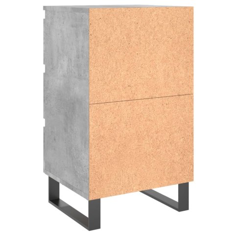 Szafki nocne, 2 szt., szarość betonu, 40x35x69 cm Szafki nocne, 2 szt., szarość betonu, 40x35x69 cm