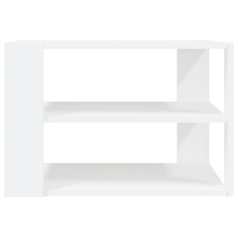 Stolik kawowy, biały, 59,5x59,5x40 cm, materiał drewnopochodny Stolik kawowy, biały, 59,5x59,5x40 cm, materiał drewnopochodny