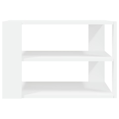 Stolik kawowy, biały, 59,5x59,5x40 cm, materiał drewnopochodny Stolik kawowy, biały, 59,5x59,5x40 cm, materiał drewnopochodny