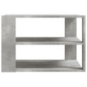Stolik kawowy ława otwarte półki szary beton 59,5x59,5x40 cm