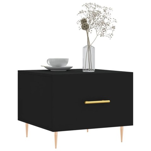 Stolik kawowy, czarny, 50x50x40 cm, materiał drewnopochodny Stolik kawowy, czarny, 50x50x40 cm, materiał drewnopochodny