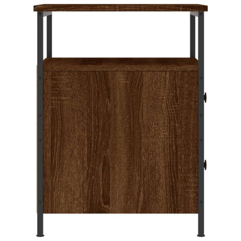 Szafka nocna, brązowy dąb, 44x45x60 cm, materiał drewnopochodny Szafka nocna, brązowy dąb, 44x45x60 cm, materiał drewnopochodny