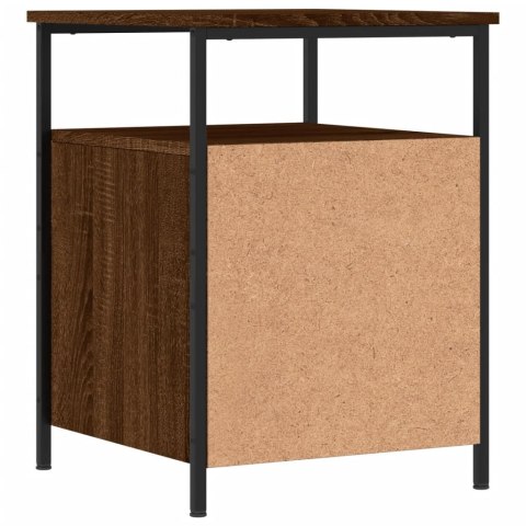 Szafka nocna, brązowy dąb, 44x45x60 cm, materiał drewnopochodny Szafka nocna, brązowy dąb, 44x45x60 cm, materiał drewnopochodny