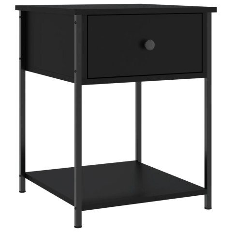 Stoliki nocne, 2 szt., czarne, 44x45x58 cm Stoliki nocne, 2 szt., czarne, 44x45x58 cm