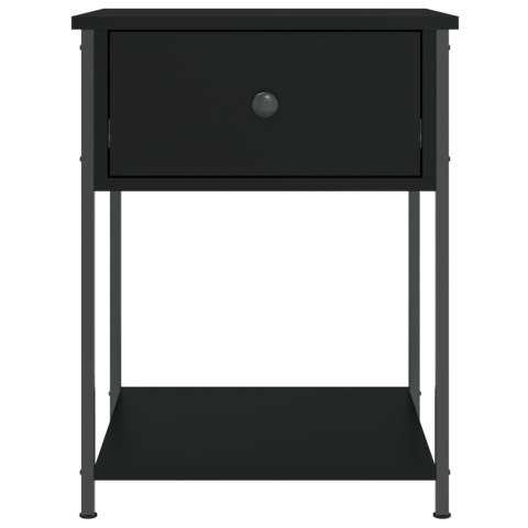 Stoliki nocne, 2 szt., czarne, 44x45x58 cm Stoliki nocne, 2 szt., czarne, 44x45x58 cm