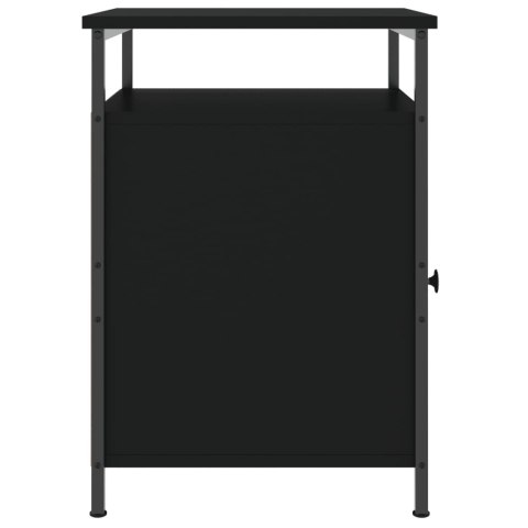 Szafki nocne, 2 szt., czarne, 40x42x60 cm Szafki nocne, 2 szt., czarne, 40x42x60 cm
