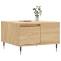  Stolik kawowy, dąb sonoma 55x55x36,5 cm materiał drewnopochodny