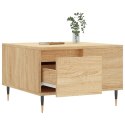  Stolik kawowy, dąb sonoma 55x55x36,5 cm materiał drewnopochodny