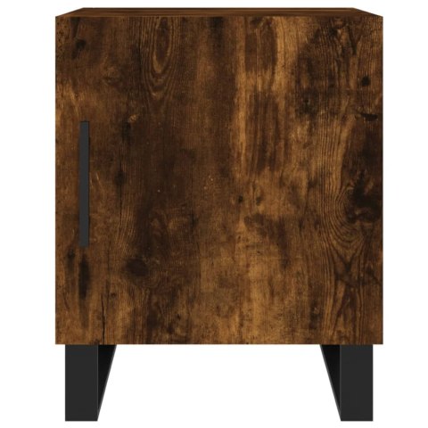 Szafki nocne, 2 szt., przydymiony dąb, 40x40x50 cm Szafki nocne, 2 szt., przydymiony dąb, 40x40x50 cm