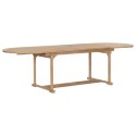  Rozkładany stół ogrodowy, 180-280x100x75 cm, lite drewno tekowe
