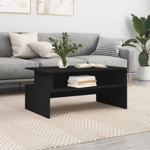 Stolik kawowy, czarny, 90x55x42,5 cm, materiał drewnopochodny Stolik kawowy, czarny, 90x55x42,5 cm, materiał drewnopochodny