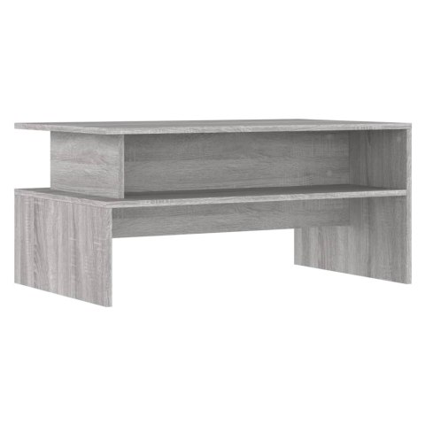 Stolik kawowy, szary dąb sonoma 90x55x42,5 cm, drewnopochodny Stolik kawowy, szary dąb sonoma 90x55x42,5 cm, drewnopochodny