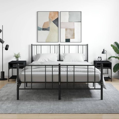 Stoliki nocne, 2 szt., czarne, 40x41x50 cm Stoliki nocne, 2 szt., czarne, 40x41x50 cm