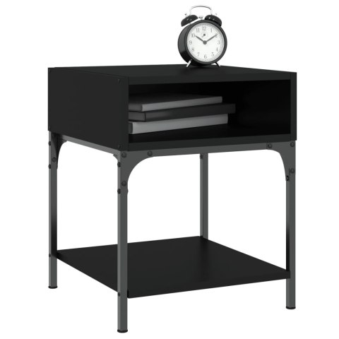 Stoliki nocne, 2 szt., czarne, 40x41x50 cm Stoliki nocne, 2 szt., czarne, 40x41x50 cm