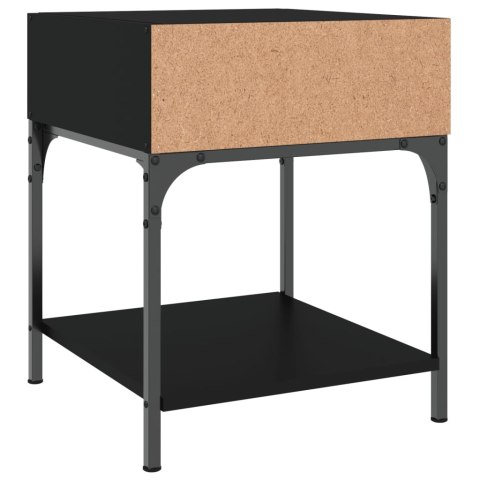 Stoliki nocne, 2 szt., czarne, 40x41x50 cm Stoliki nocne, 2 szt., czarne, 40x41x50 cm
