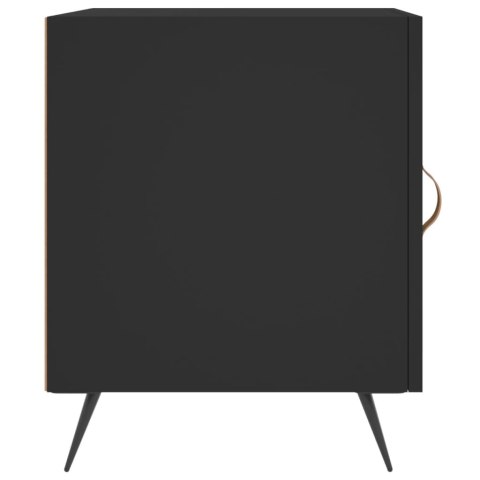 Szafki nocne, 2 szt., czarne, 40x40x50 cm Szafki nocne, 2 szt., czarne, 40x40x50 cm