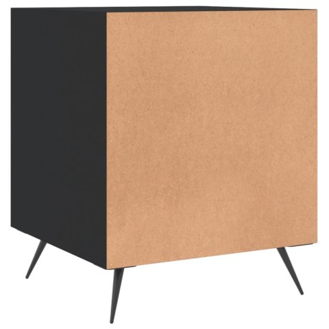 Szafki nocne, 2 szt., czarne, 40x40x50 cm Szafki nocne, 2 szt., czarne, 40x40x50 cm