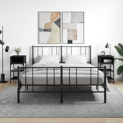 Stoliki nocne, 2 szt., czarne, 35x34,5x70 cm Stoliki nocne, 2 szt., czarne, 35x34,5x70 cm