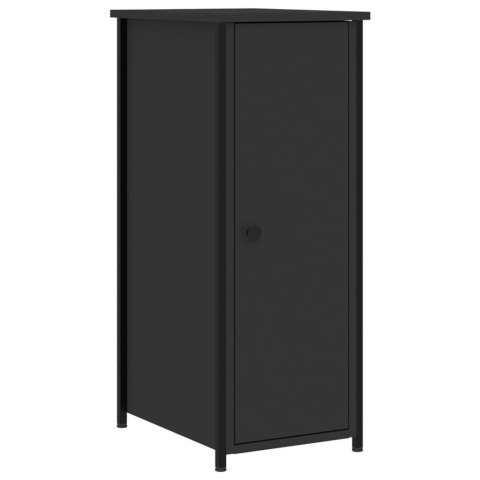 Szafki nocne, 2 szt., czarne, 32x42x80 cm Szafki nocne, 2 szt., czarne, 32x42x80 cm