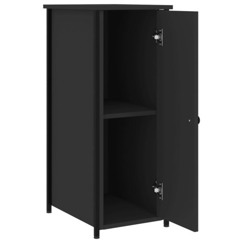 Szafki nocne, 2 szt., czarne, 32x42x80 cm Szafki nocne, 2 szt., czarne, 32x42x80 cm