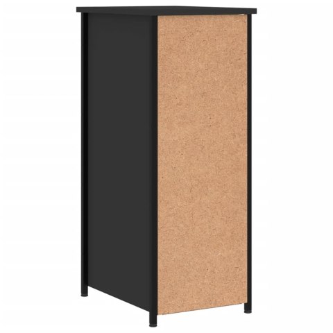 Szafki nocne, 2 szt., czarne, 32x42x80 cm Szafki nocne, 2 szt., czarne, 32x42x80 cm