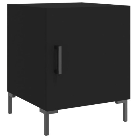Szafki nocne, 2 szt., czarne, 40x40x50 cm Szafki nocne, 2 szt., czarne, 40x40x50 cm