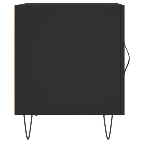 Szafki nocne, 2 szt., czarne, 40x40x50 cm Szafki nocne, 2 szt., czarne, 40x40x50 cm