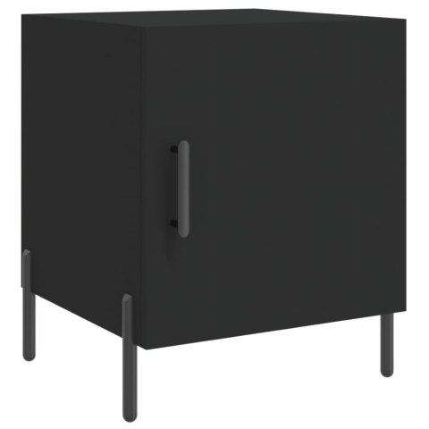 Szafki nocne, 2 szt., czarne, 40x40x50 cm Szafki nocne, 2 szt., czarne, 40x40x50 cm