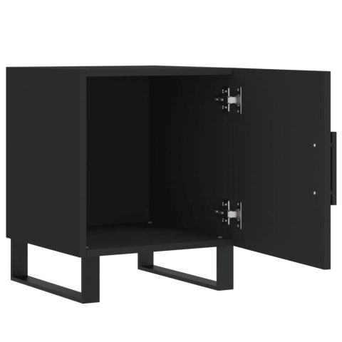 Szafki nocne, 2 szt., czarne, 40x40x50 cm Szafki nocne, 2 szt., czarne, 40x40x50 cm