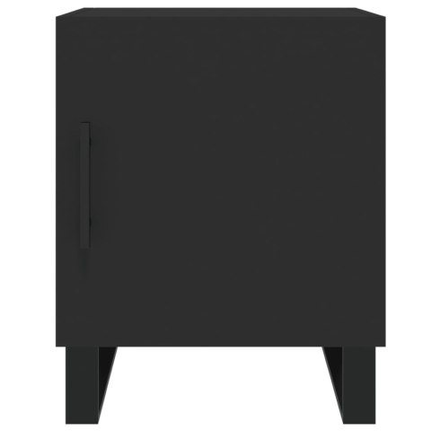 Szafki nocne, 2 szt., czarne, 40x40x50 cm Szafki nocne, 2 szt., czarne, 40x40x50 cm
