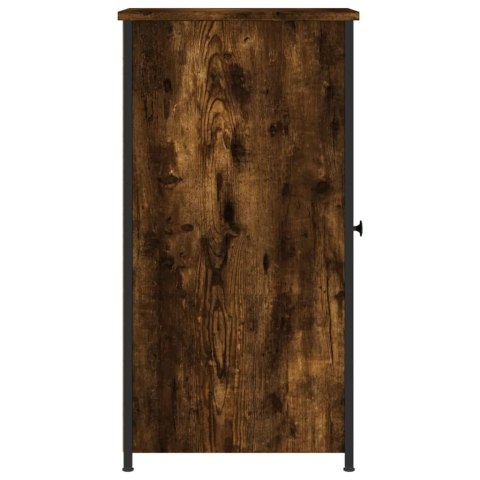 Szafki nocne, 2 szt., przydymiony dąb, 32x42x80 cm Szafki nocne, 2 szt., przydymiony dąb, 32x42x80 cm