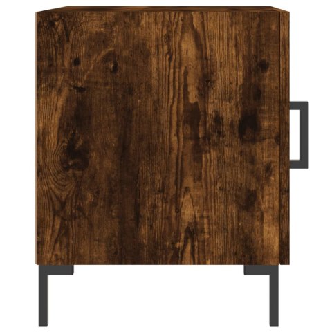 Szafki nocne, 2 szt., przydymiony dąb, 40x40x50 cm Szafki nocne, 2 szt., przydymiony dąb, 40x40x50 cm