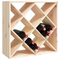  Szafka na wino, 62x25x62 cm, lite drewno sosnowe