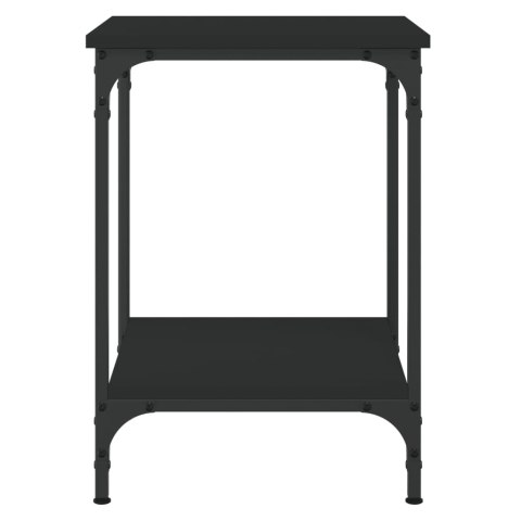 Stolik kawowy, czarny, 40x40x55 cm, materiał drewnopochodny Stolik kawowy, czarny, 40x40x55 cm, materiał drewnopochodny