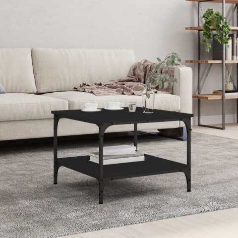 Stolik kawowy, czarny, 55x55x40 cm, materiał drewnopochodny Stolik kawowy, czarny, 55x55x40 cm, materiał drewnopochodny