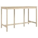  Stolik barowy, 180x80x110 cm, lite drewno sosnowe
