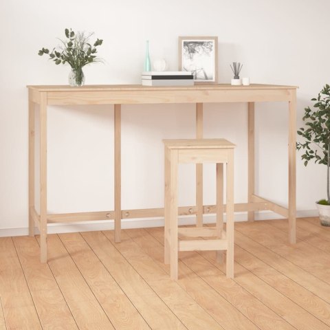 Stolik barowy, 180x80x110 cm, lite drewno sosnowe Stolik barowy, 180x80x110 cm, lite drewno sosnowe
