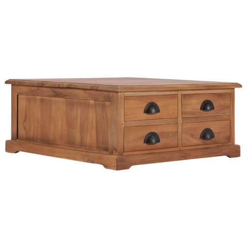 Stolik kawowy, 68 x 68 x 30 cm, lite drewno tekowe Stolik kawowy, 68 x 68 x 30 cm, lite drewno tekowe