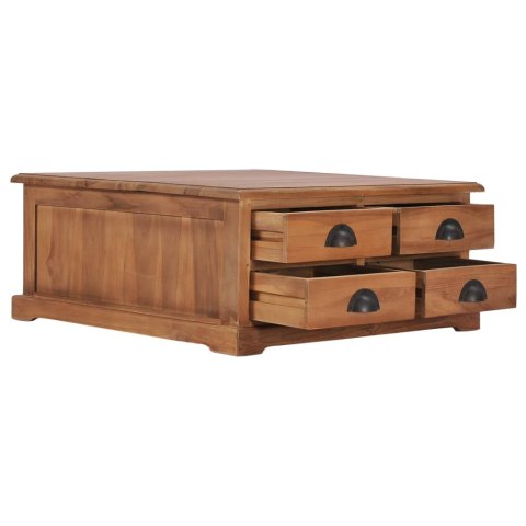 Stolik kawowy, 68 x 68 x 30 cm, lite drewno tekowe Stolik kawowy, 68 x 68 x 30 cm, lite drewno tekowe
