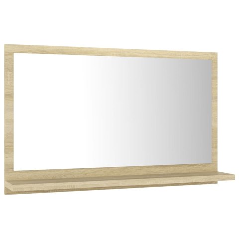 Lustro łazienkowe, dąb sonoma, 60x10,5x37 cm, płyta wiórowa Lustro łazienkowe, dąb sonoma, 60x10,5x37 cm, płyta wiórowa