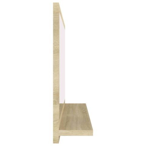 Lustro łazienkowe, dąb sonoma, 60x10,5x37 cm, płyta wiórowa Lustro łazienkowe, dąb sonoma, 60x10,5x37 cm, płyta wiórowa