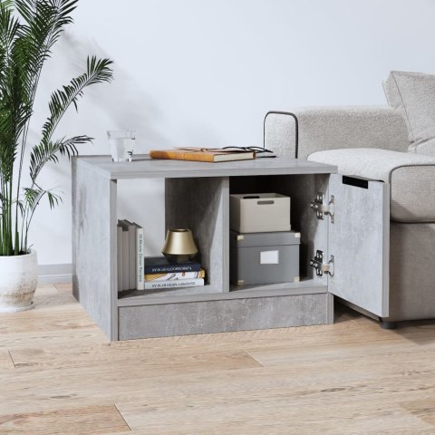Stolik kawowy, betonowy, 50x50x36 cm, materiał drewnopochodny Stolik kawowy, betonowy, 50x50x36 cm, materiał drewnopochodny