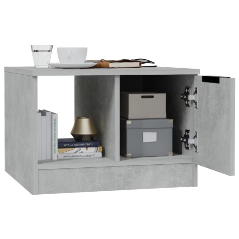 Stolik kawowy, betonowy, 50x50x36 cm, materiał drewnopochodny Stolik kawowy, betonowy, 50x50x36 cm, materiał drewnopochodny