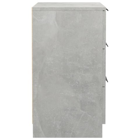 Szafki nocne, 2 szt., szarość betonu, 40x36x65 cm Szafki nocne, 2 szt., szarość betonu, 40x36x65 cm