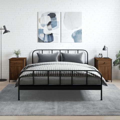 Szafki nocne, 2 szt., brązowy dąb, 40x42x60 cm Szafki nocne, 2 szt., brązowy dąb, 40x42x60 cm
