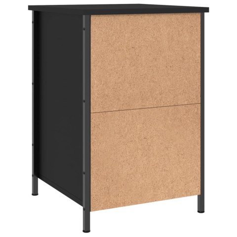 Szafki nocne, 2 szt., czarne, 40x42x60 cm Szafki nocne, 2 szt., czarne, 40x42x60 cm
