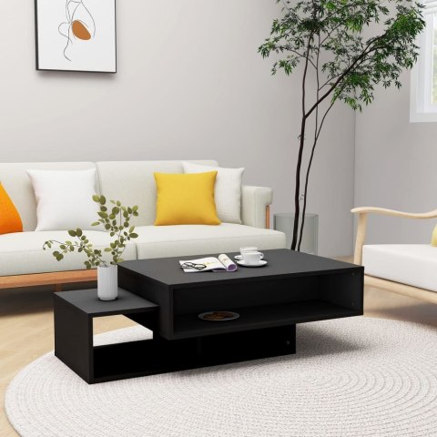 Stolik kawowy, czarny, 105x55x32 cm, płyta wiórowa Stolik kawowy, czarny, 105x55x32 cm, płyta wiórowa