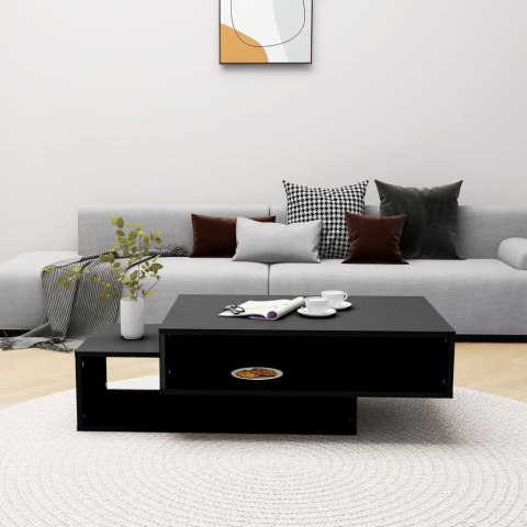 Stolik kawowy, czarny, 105x55x32 cm, płyta wiórowa Stolik kawowy, czarny, 105x55x32 cm, płyta wiórowa